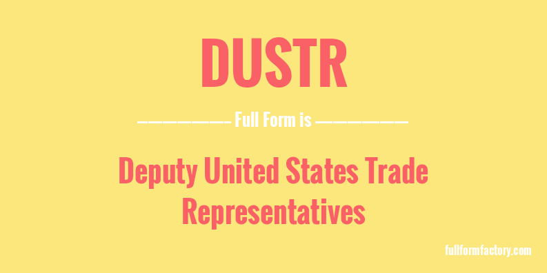 dustr-full-form