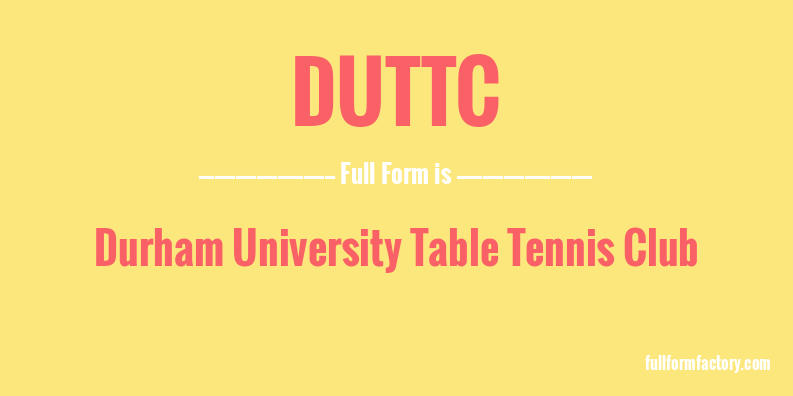 duttc-full-form
