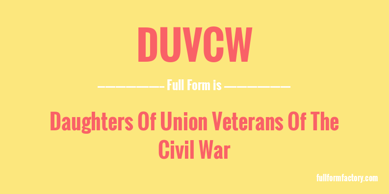 duvcw-full-form