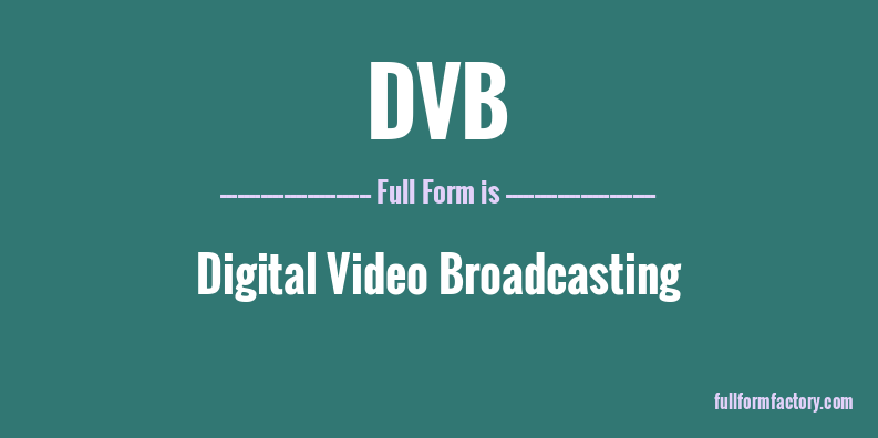 dvb-full-form