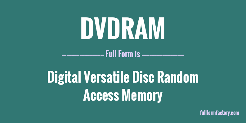dvdram-full-form