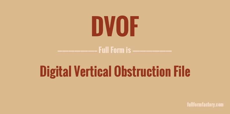 dvof-full-form
