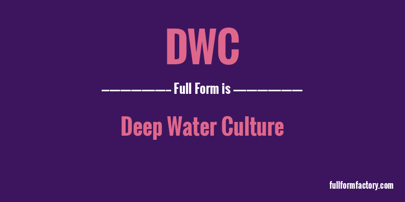 dwc-full-form