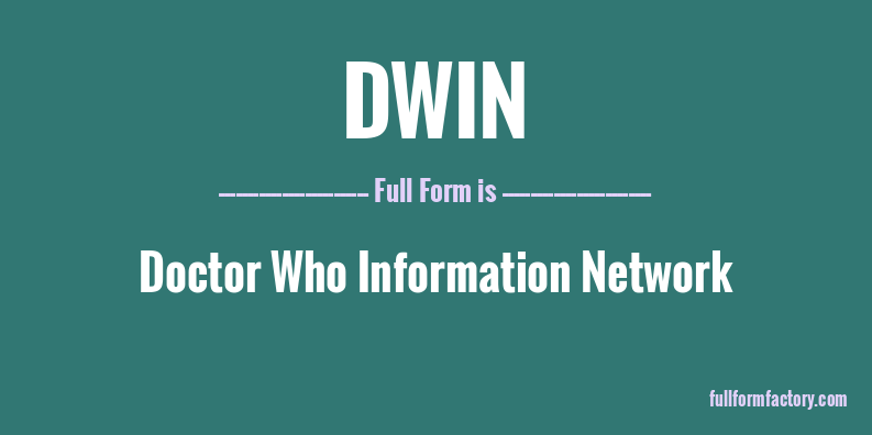 dwin-full-form