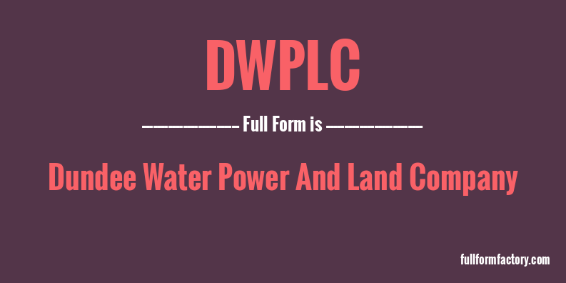 dwplc-full-form
