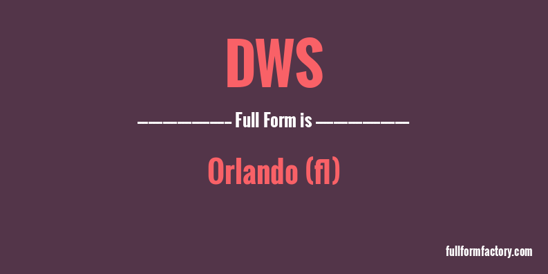 dws-full-form
