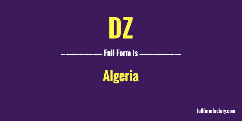 dz-full-form