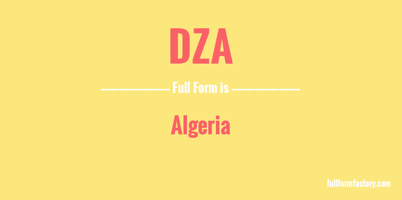 dza-full-form