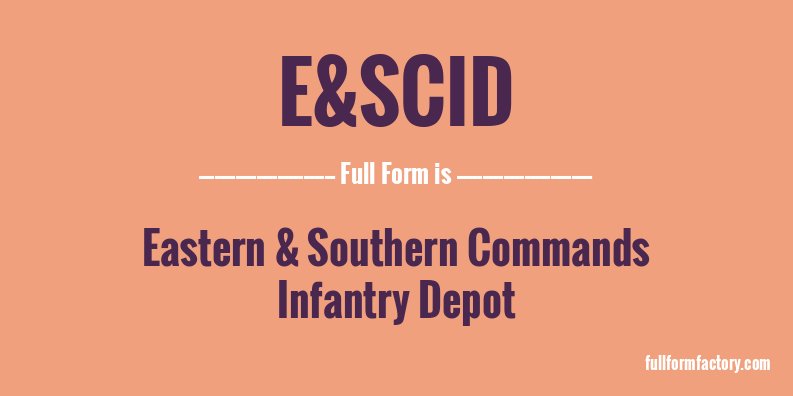 e&scid-full-form