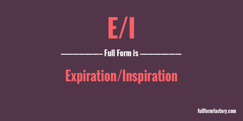 e/i-full-form
