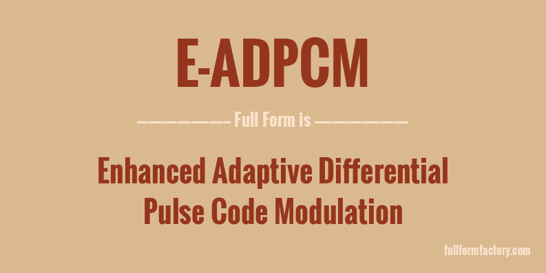 e-adpcm-full-form