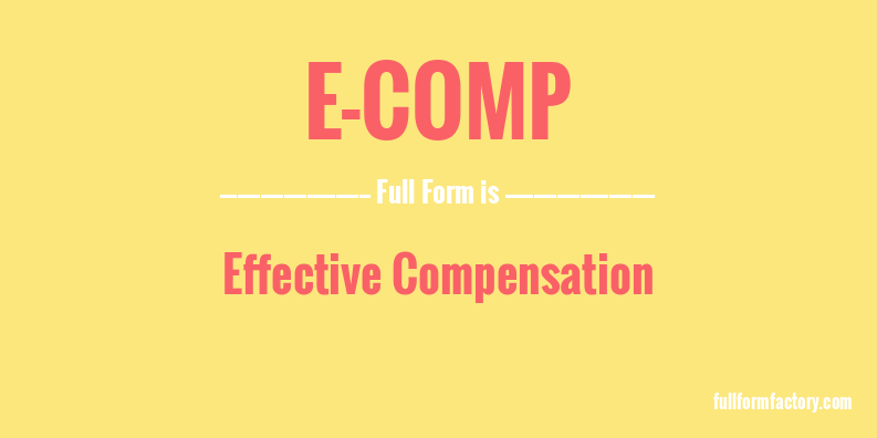 e-comp-full-form