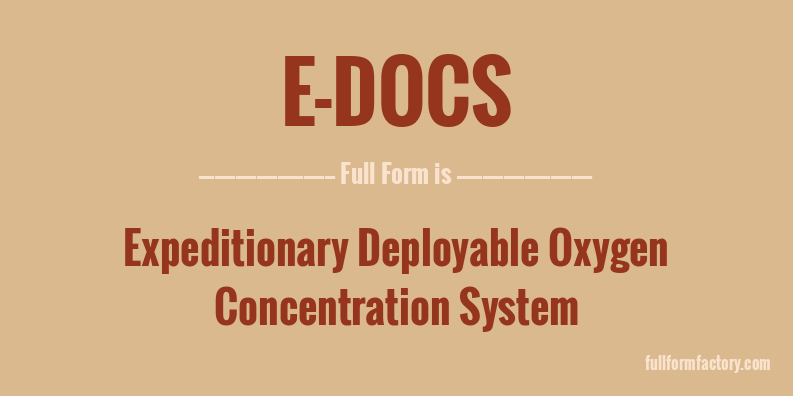 e-docs-full-form