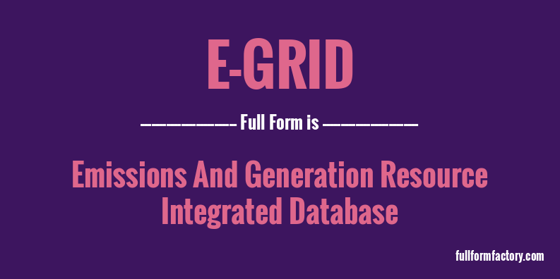 e-grid-full-form
