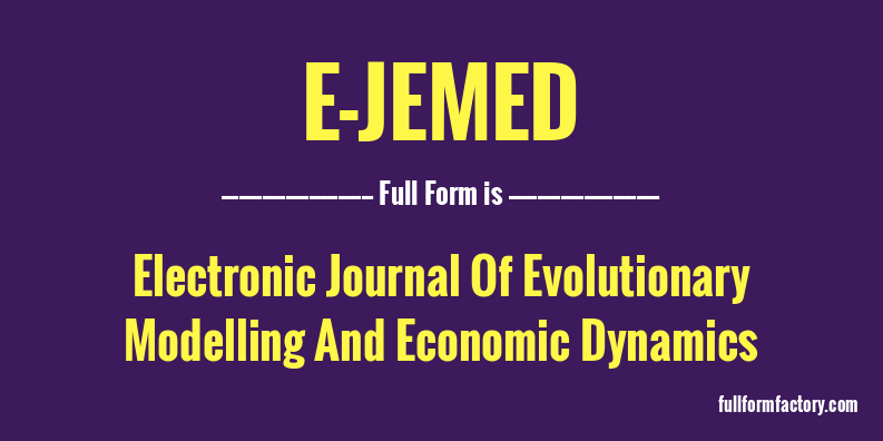 e-jemed-full-form