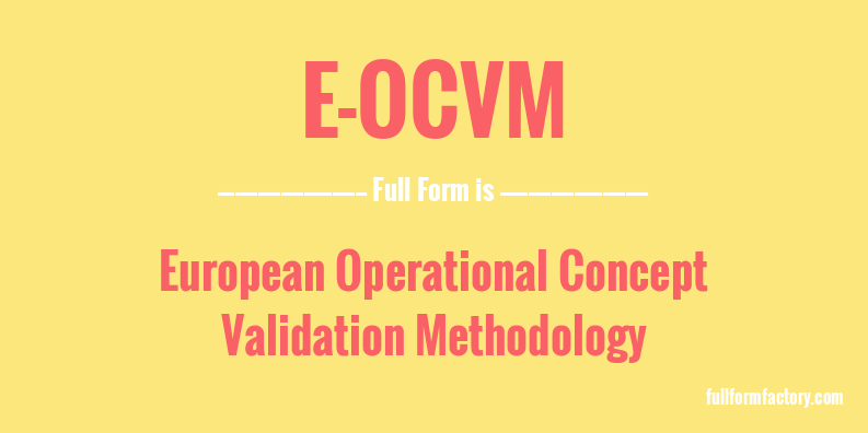 e-ocvm-full-form