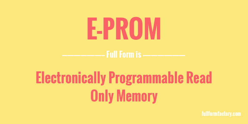 e-prom-full-form