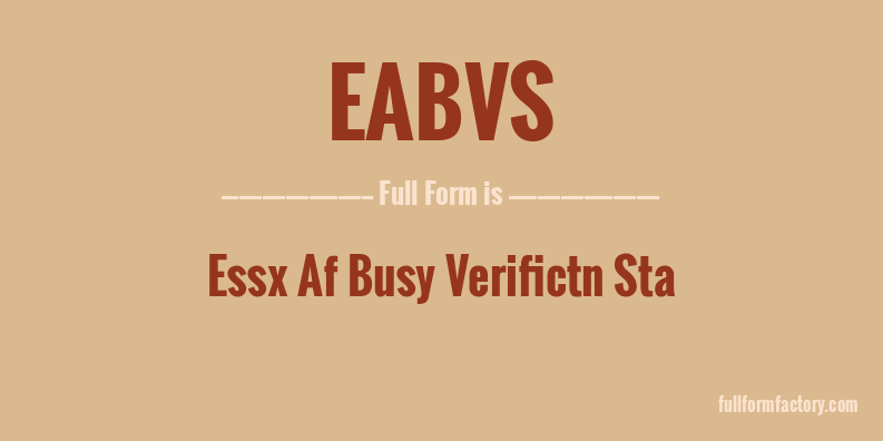 eabvs-full-form