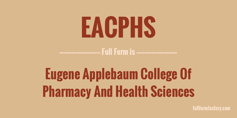 eacphs-full-form