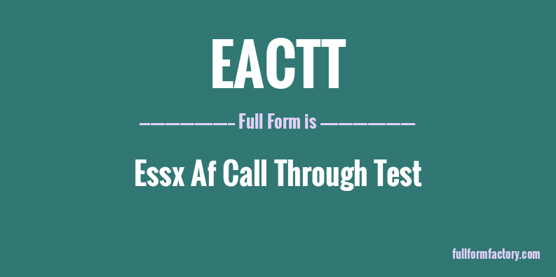 eactt-full-form