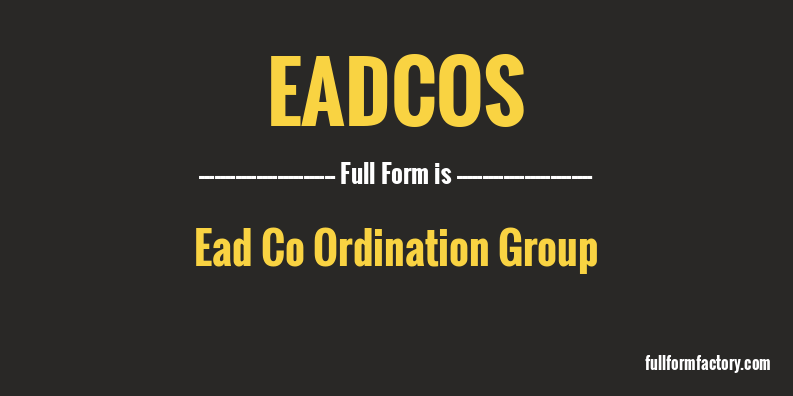 eadcos-full-form