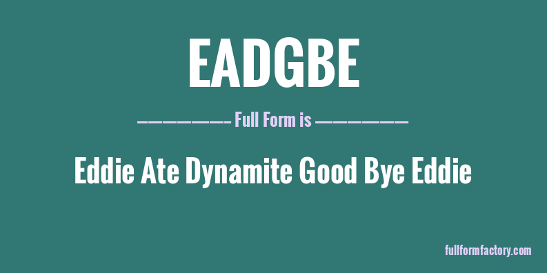 eadgbe-full-form