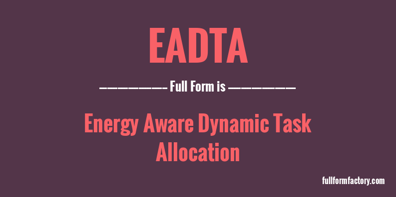 eadta-full-form