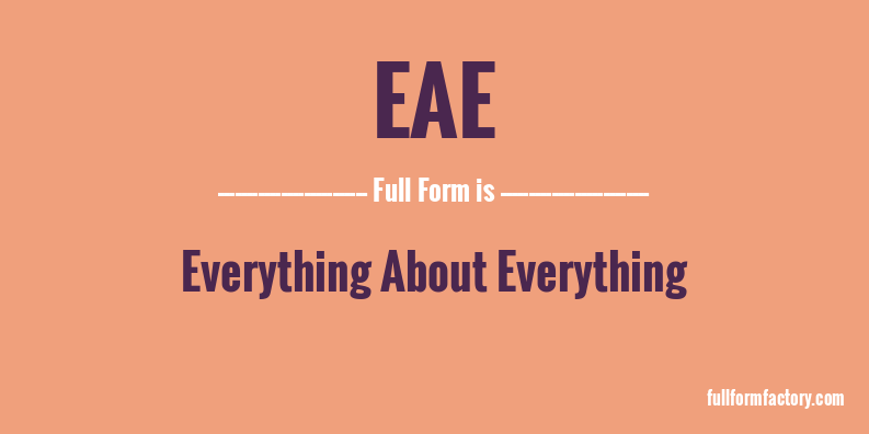 eae-full-form