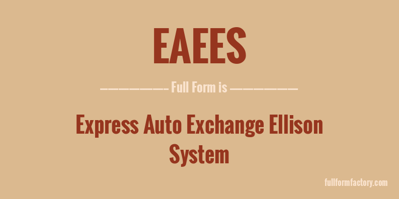 eaees-full-form