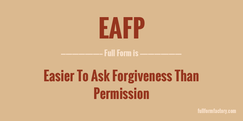 eafp-full-form