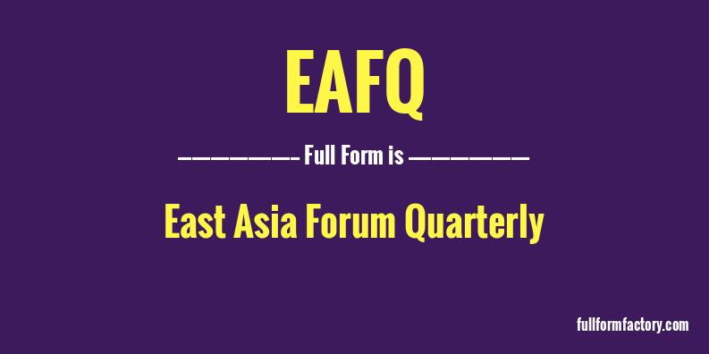 eafq-full-form