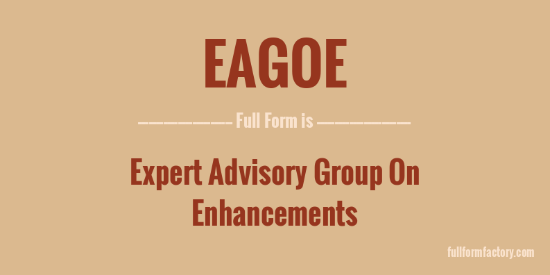eagoe-full-form