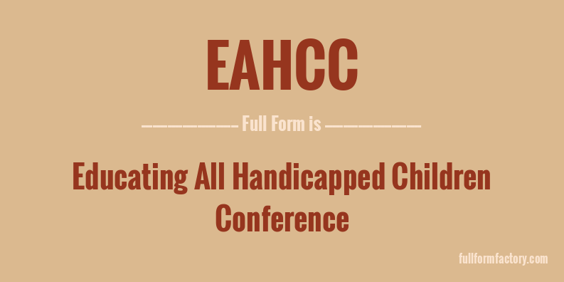 eahcc-full-form