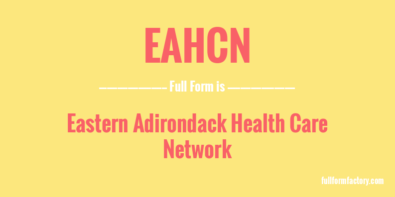 eahcn-full-form
