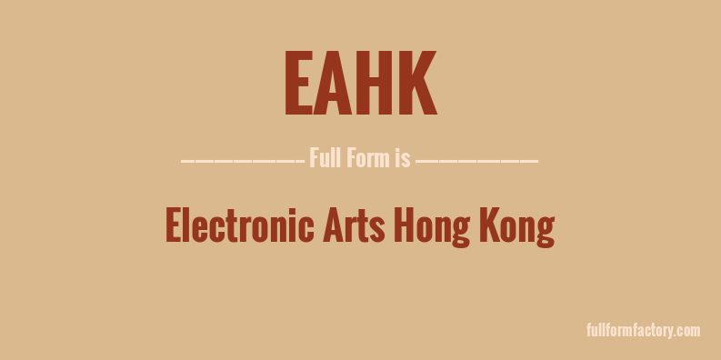 eahk-full-form