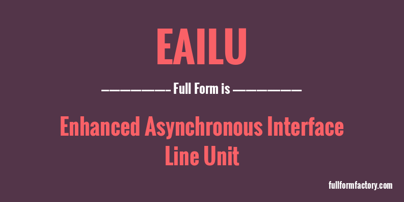 eailu-full-form