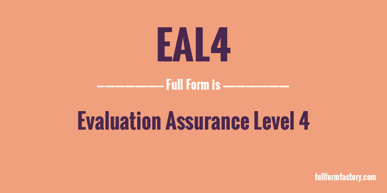 eal4-full-form