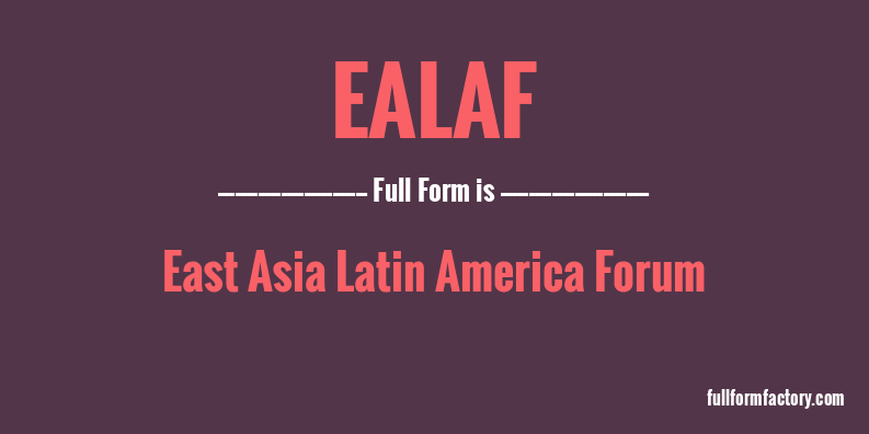 ealaf-full-form