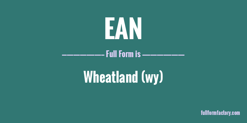 ean-full-form