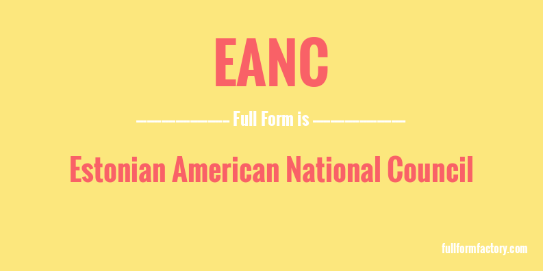 eanc-full-form