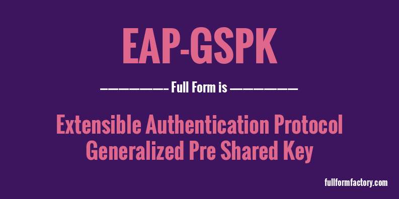 eap-gspk-full-form
