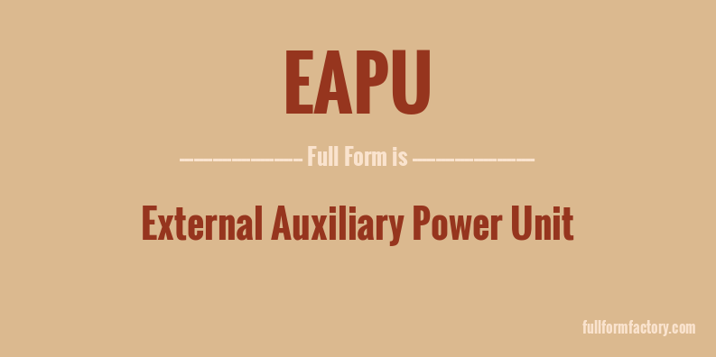 eapu-full-form