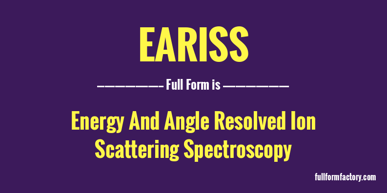 eariss-full-form