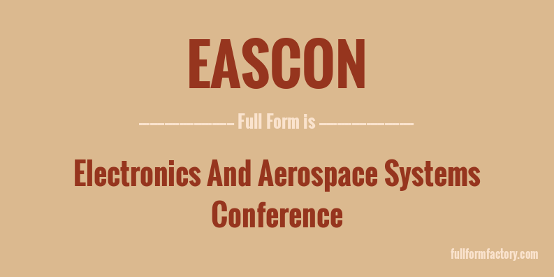 eascon-full-form