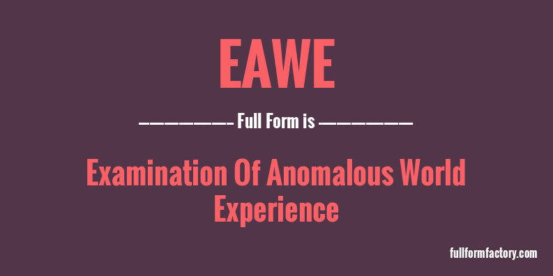 eawe-full-form