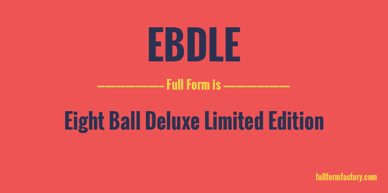 ebdle-full-form
