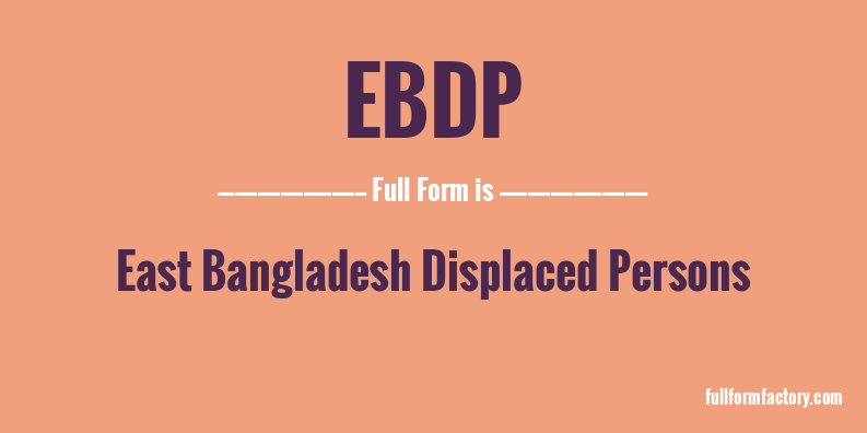 ebdp-full-form