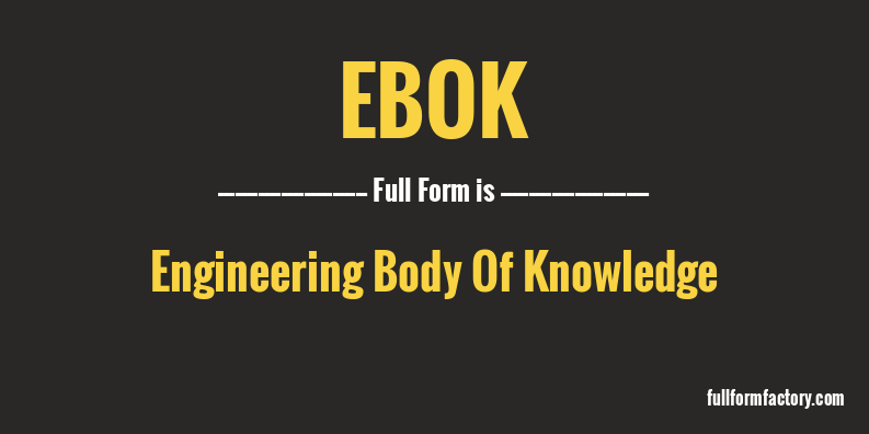 ebok-full-form