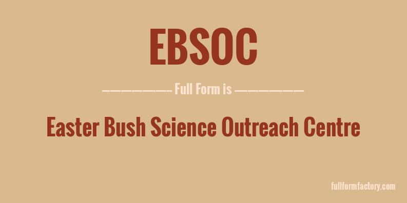 ebsoc-full-form