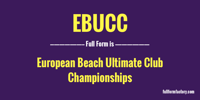 ebucc-full-form